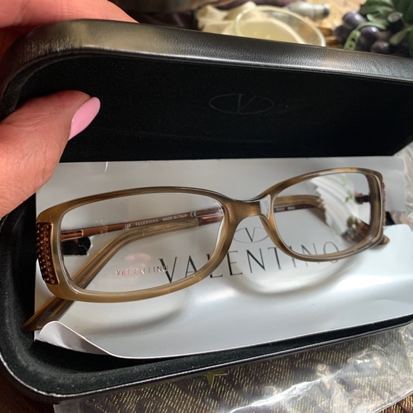 Authentic VALENTINO 51 rectangular crystals optical glasses - Picture 4 of 10